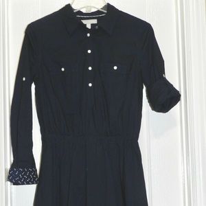 Shirt Dress Banana Republic Navy EUC